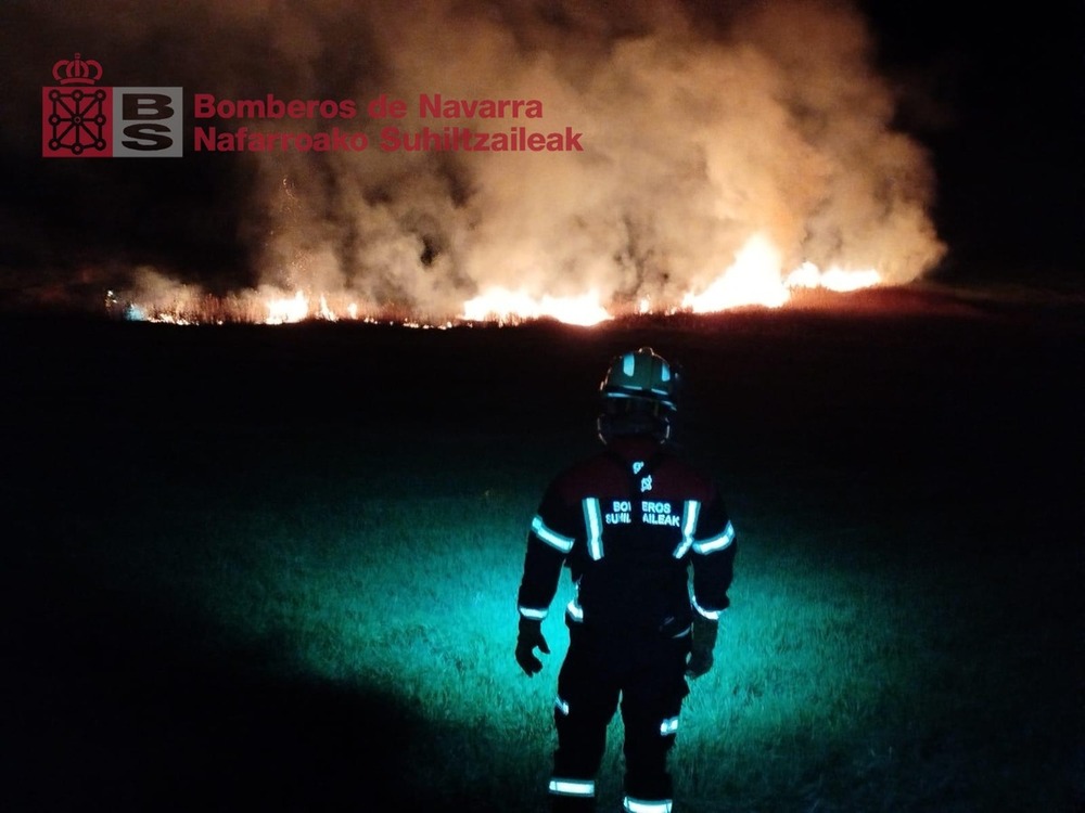 Extinguidos sendos incendios en Cintruénigo y Corella