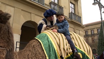 Los dromedarios ya esperan a sus majestades los Reyes Magos