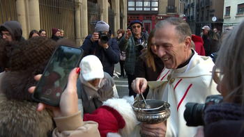 Las mascotas reciben su bendición por San Antón
