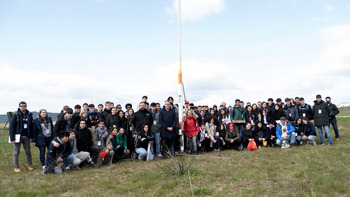 El alumnado navarro vuela sus cohetes en el programa CANSAT